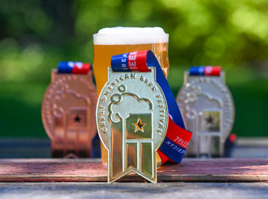 The New GABF Medal: Hard to Earn. Hard to Miss.
