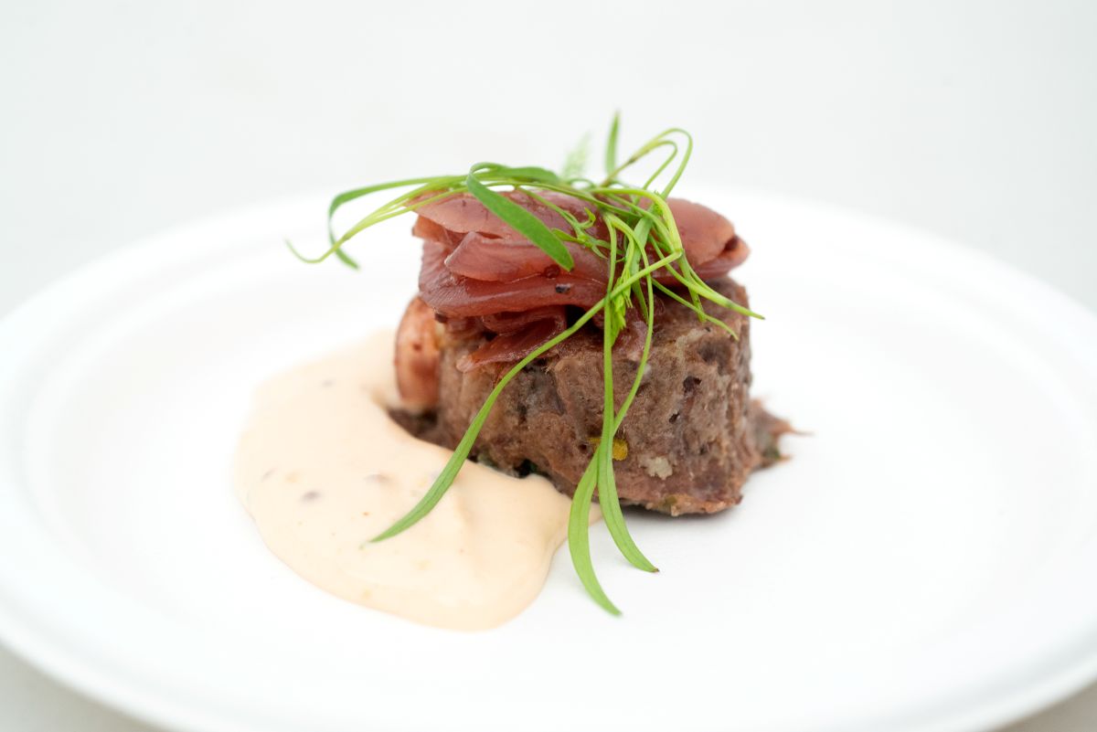 Small plate of food at PAIRED