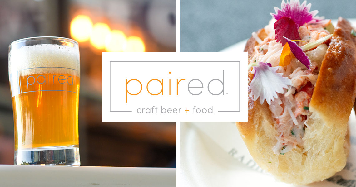 beer and food paired