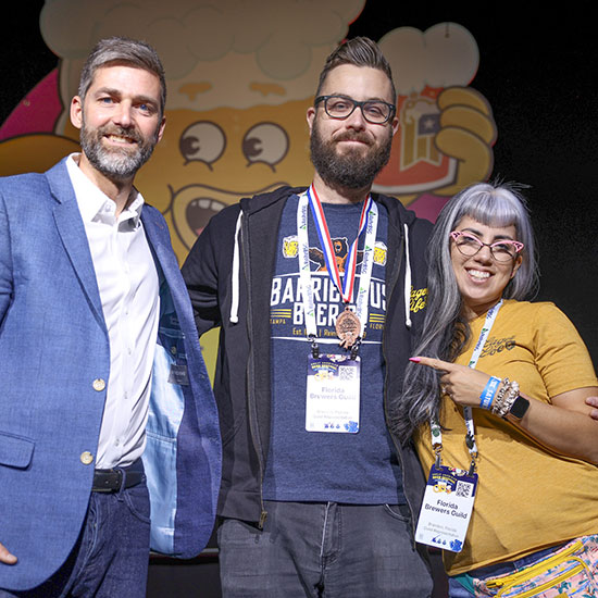 Winners of medals at the great american beer festival in denver