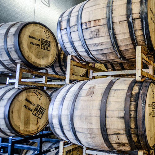 whiskey barrels